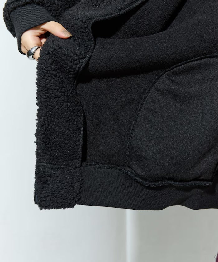 KELTY × FREAK'S STORE / 女裝 刷毛絨 連帽中長大衣外套（日本聯名限定）