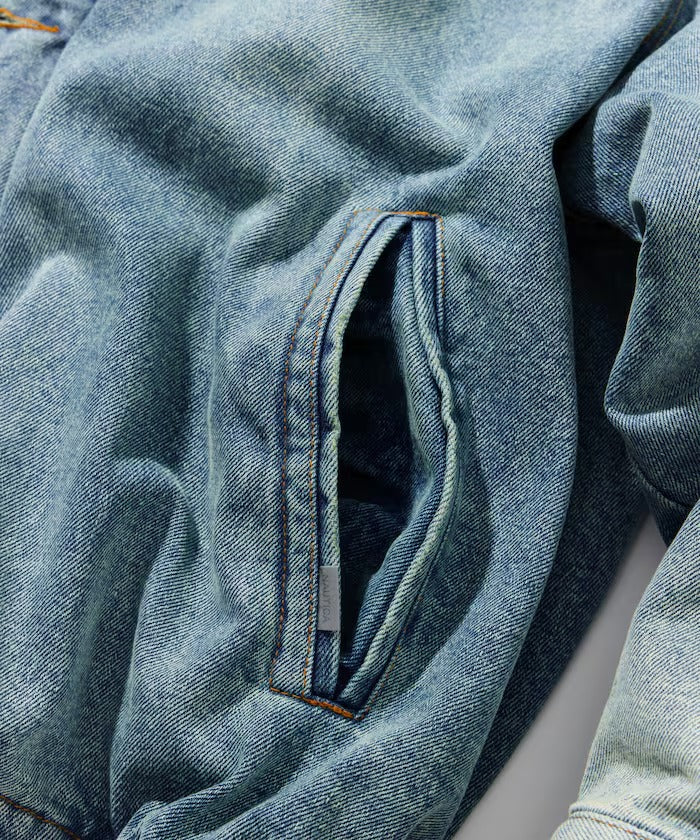 NAUTICA / 復古鋪棉燈芯絨領丹寧工裝外套