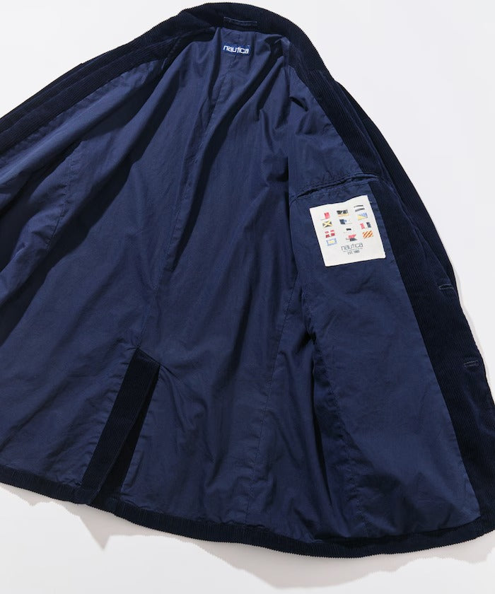 NAUTICA / 燈芯絨三釦寬鬆西裝外套