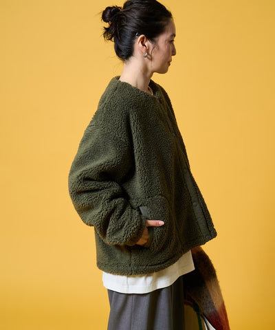 KELTY × FREAK'S STORE / 女裝 刷毛絨按扣開襟外套（日本聯名限定）