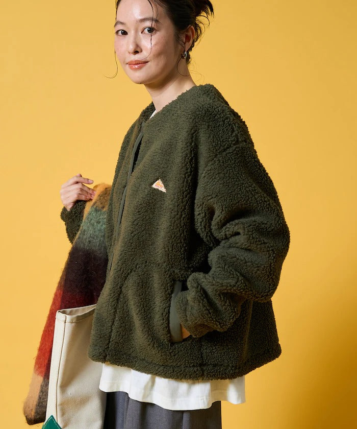 KELTY × FREAK'S STORE / 女裝 刷毛絨按扣開襟外套（日本聯名限定）
