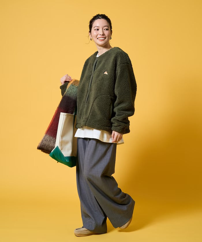 KELTY × FREAK'S STORE / 女裝 刷毛絨按扣開襟外套（日本聯名限定）