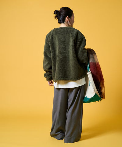 KELTY × FREAK'S STORE / 女裝 刷毛絨按扣開襟外套（日本聯名限定）