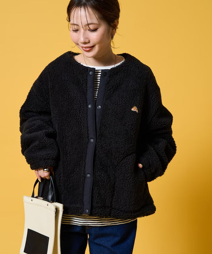 KELTY × FREAK'S STORE / 女裝 刷毛絨按扣開襟外套（日本聯名限定）