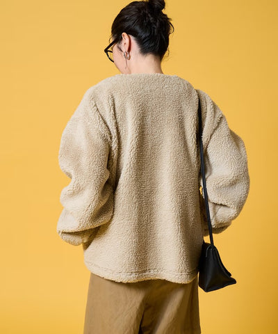 KELTY × FREAK'S STORE / 女裝 刷毛絨按扣開襟外套（日本聯名限定）