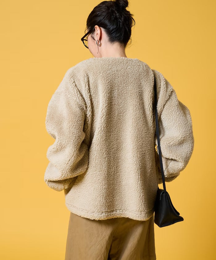 KELTY × FREAK'S STORE / 女裝 刷毛絨按扣開襟外套（日本聯名限定）