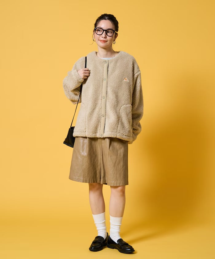 KELTY × FREAK'S STORE / 女裝 刷毛絨按扣開襟外套（日本聯名限定）