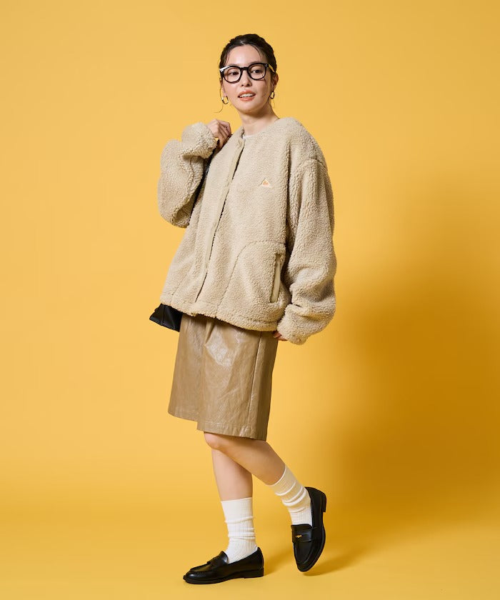 KELTY × FREAK'S STORE / 女裝 刷毛絨按扣開襟外套（日本聯名限定）