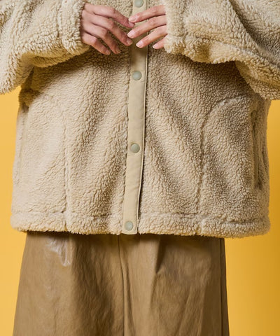 KELTY × FREAK'S STORE / 女裝 刷毛絨按扣開襟外套（日本聯名限定）