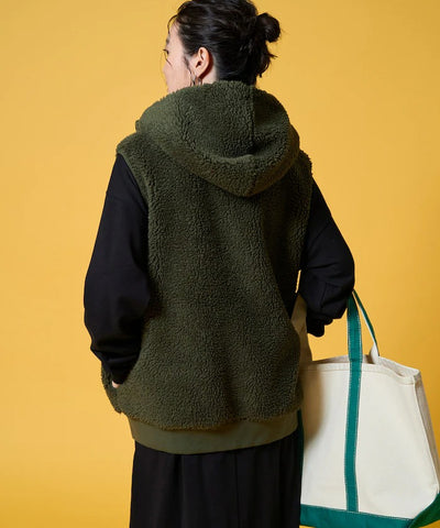 KELTY × FREAK'S STORE / 女裝 刷毛絨連帽背心（日本聯名限定）