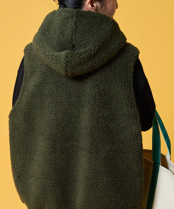 KELTY × FREAK'S STORE / 女裝 刷毛絨連帽背心（日本聯名限定）