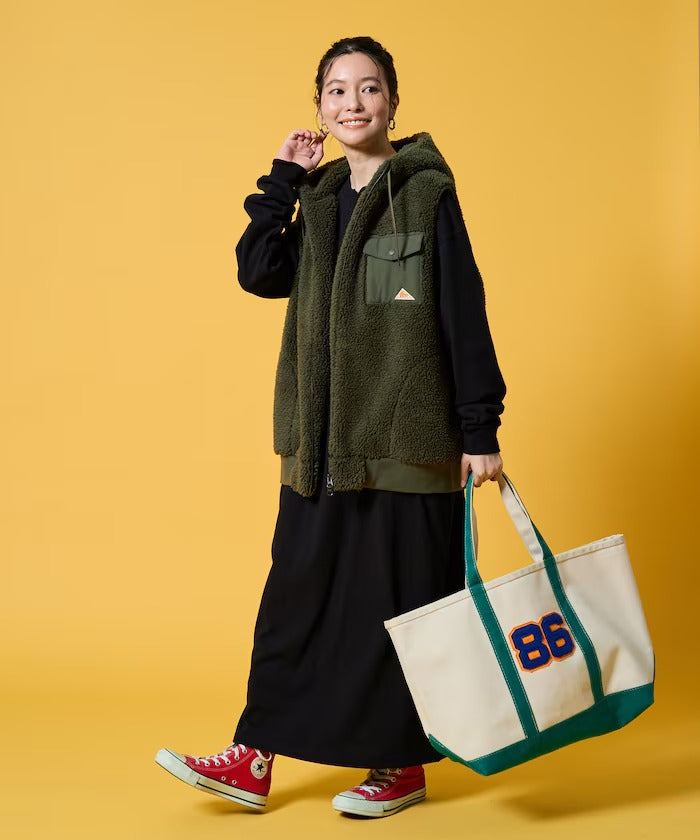 KELTY × FREAK'S STORE / 女裝 刷毛絨連帽背心（日本聯名限定）