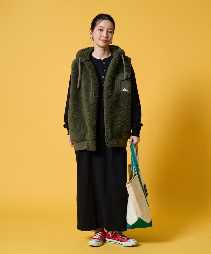 KELTY × FREAK'S STORE / 女裝 刷毛絨連帽背心（日本聯名限定）