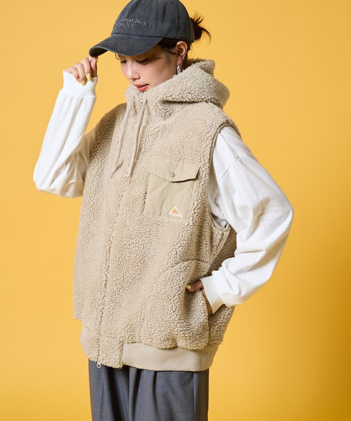 KELTY × FREAK'S STORE / 女裝 刷毛絨連帽背心（日本聯名限定）