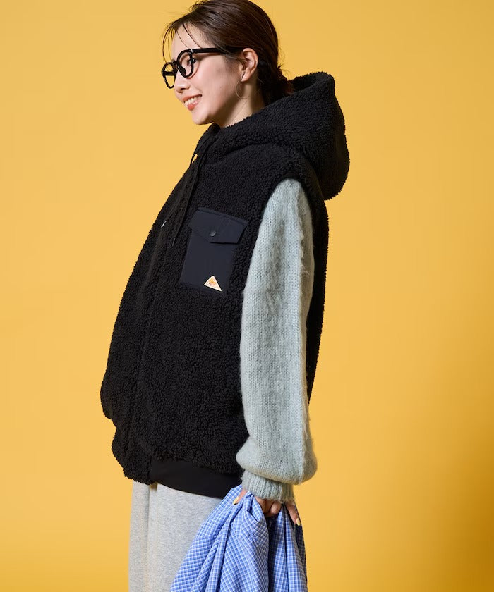 KELTY × FREAK'S STORE / 女裝 刷毛絨連帽背心（日本聯名限定）