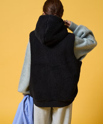 KELTY × FREAK'S STORE / 女裝 刷毛絨連帽背心（日本聯名限定）