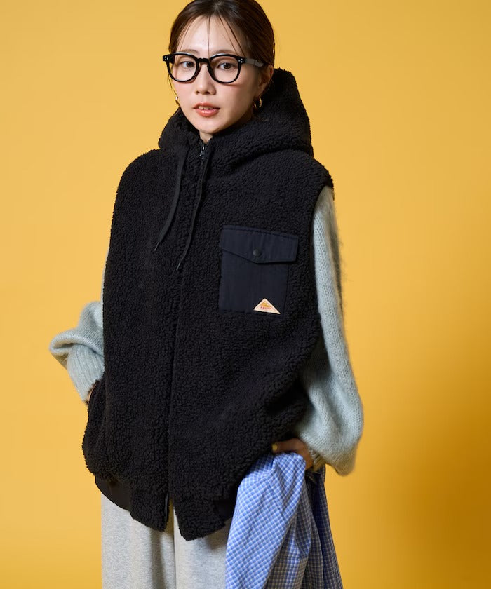 KELTY × FREAK'S STORE / 女裝 刷毛絨連帽背心（日本聯名限定）