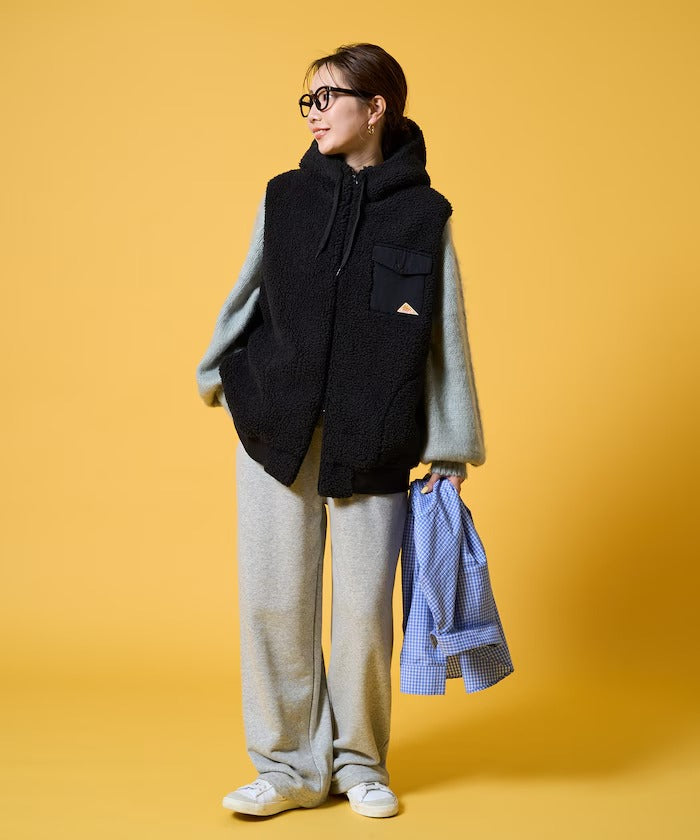 KELTY × FREAK'S STORE / 女裝 刷毛絨連帽背心（日本聯名限定）