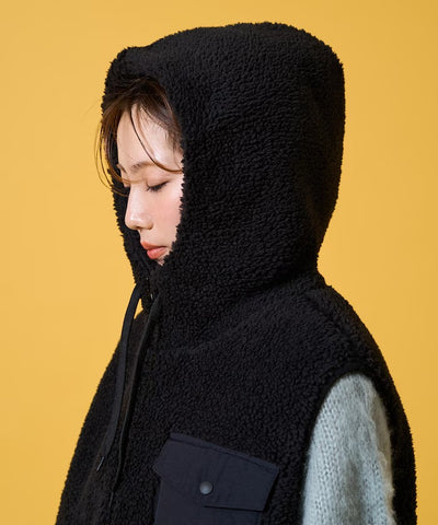 KELTY × FREAK'S STORE / 女裝 刷毛絨連帽背心（日本聯名限定）