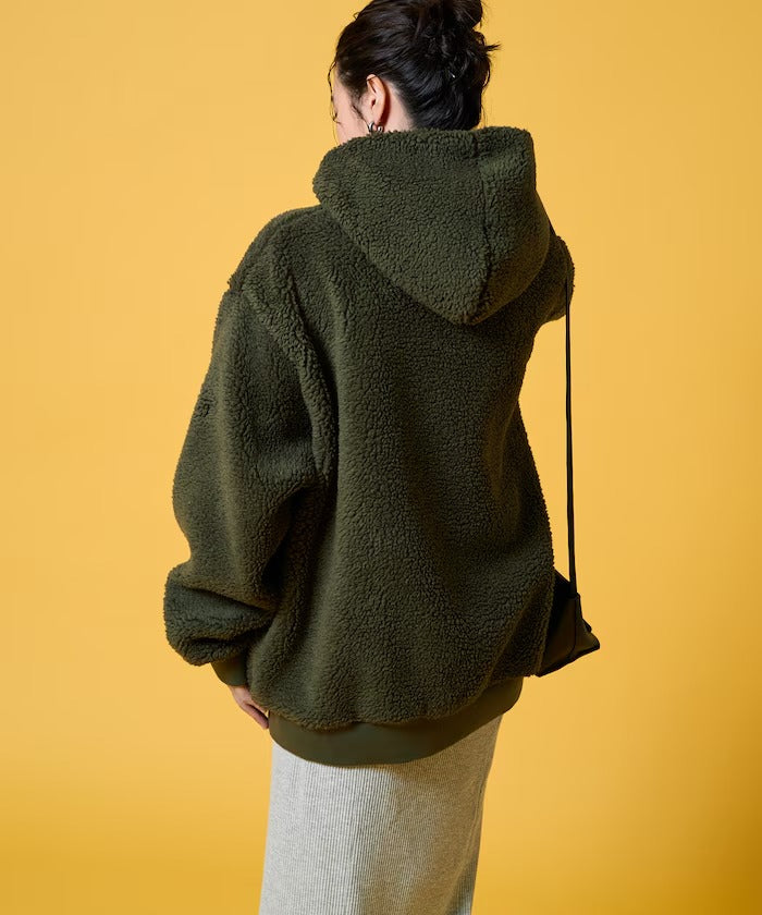 KELTY × FREAK'S STORE / 女裝 刷毛絨 連帽中長大衣外套（日本聯名限定）