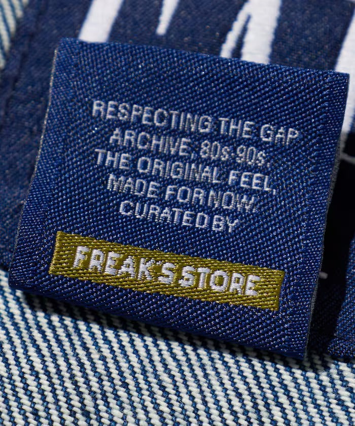 GAP × FREAK'S STORE / 丹寧半拉鍊套頭外套（日本聯名限定）