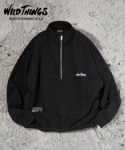 WILD THINGS × FREAK'S STORE / 小標 半拉鍊開襟衫（日本聯名限定）