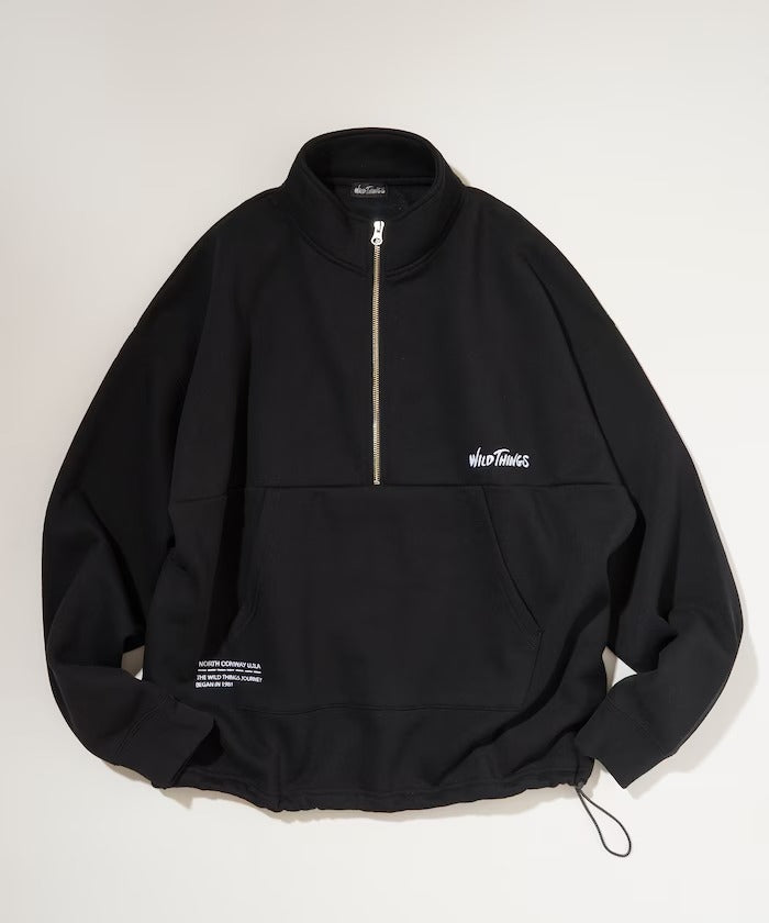 WILD THINGS × FREAK'S STORE / 小標 半拉鍊開襟衫（日本聯名限定）