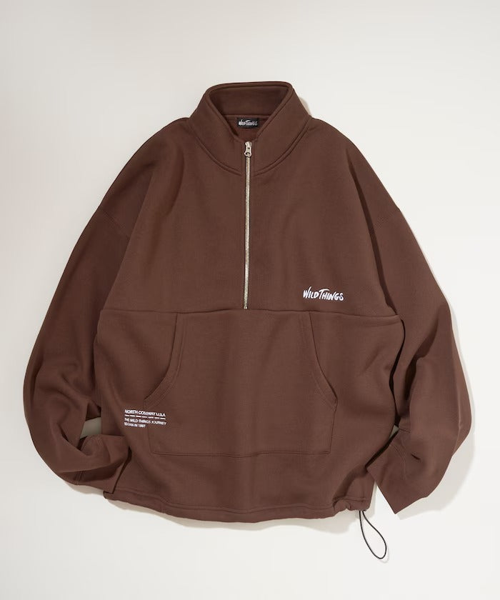 WILD THINGS × FREAK'S STORE / 小標 半拉鍊開襟衫（日本聯名限定）