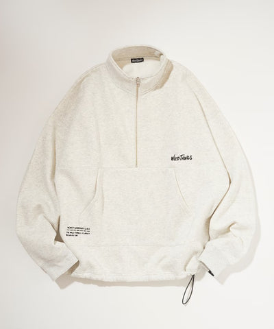 WILD THINGS × FREAK'S STORE / 小標 半拉鍊開襟衫（日本聯名限定）