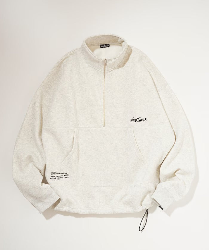 WILD THINGS × FREAK'S STORE / 小標 半拉鍊開襟衫（日本聯名限定）