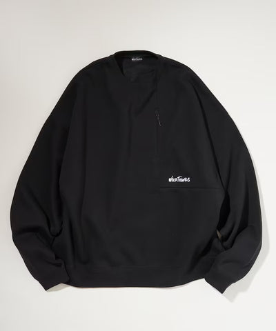 WILD THINGS × FREAK'S STORE / 小標 拉鍊口袋 圓領衫（日本聯名限定）