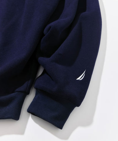NAUTICA / 寬鬆刺繡貼布LOGO 圓領衫