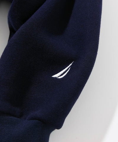 NAUTICA / 寬鬆刺繡貼布LOGO 圓領衫