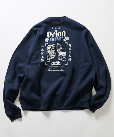 KAVU × ORION × FREAK'S STORE / 虎犬中式 圓領衫（日本聯名限定）