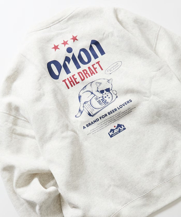 KAVU × ORION × FREAK'S STORE / 貓咪啤酒 圓領衫（日本聯名限定）