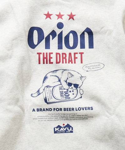 KAVU × ORION × FREAK'S STORE / 貓咪啤酒 圓領衫（日本聯名限定）