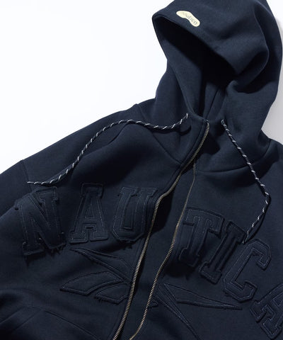 Reebok × NAUTICA / 拱形LOGO空氣層拉鍊連帽外套（日本聯名限定）