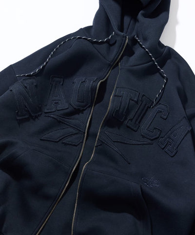 Reebok × NAUTICA / 拱形LOGO空氣層拉鍊連帽外套（日本聯名限定）
