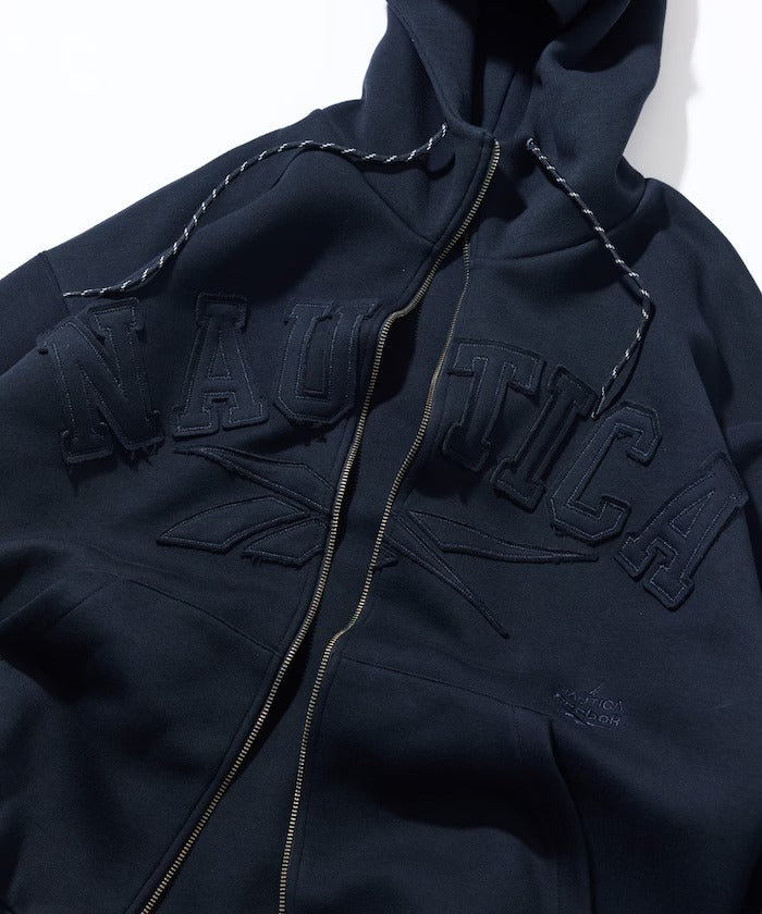 Reebok × NAUTICA / 拱形LOGO空氣層拉鍊連帽外套（日本聯名限定）