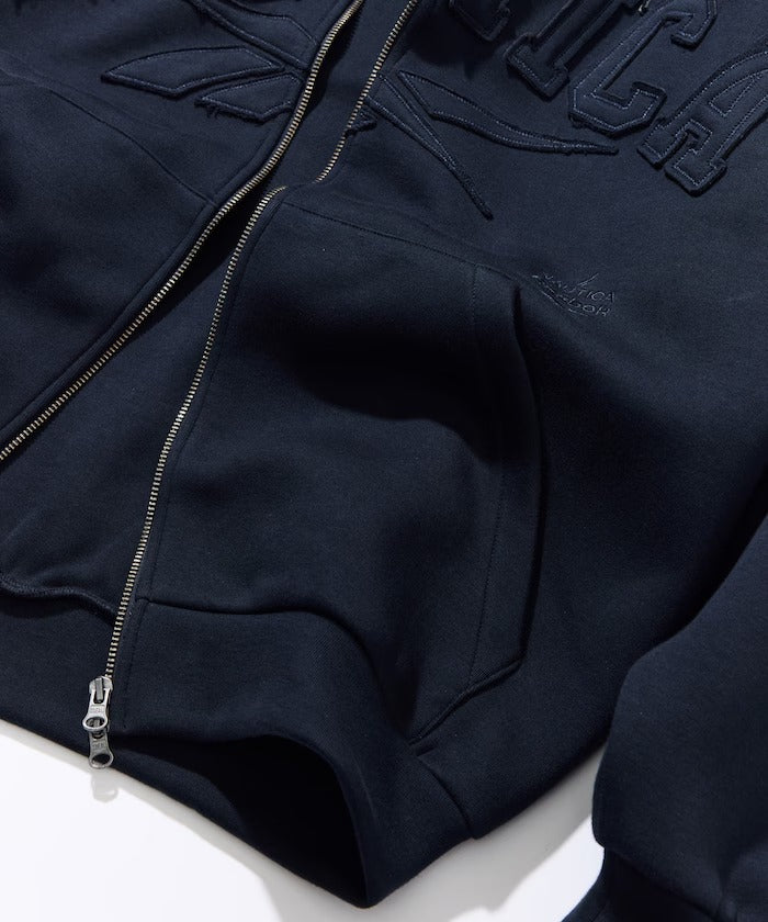 Reebok × NAUTICA / 拱形LOGO空氣層拉鍊連帽外套（日本聯名限定）