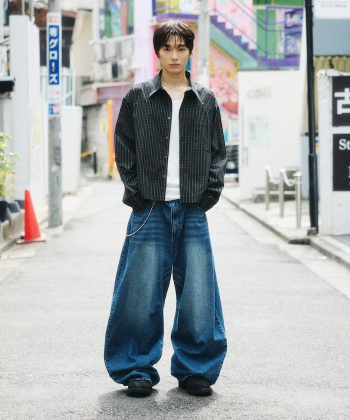 FREAK'S STORE／格紋短版襯衫