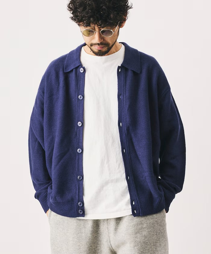 RED KAP × FREAK'S STORE / 粗針羅紋襯衫領針織外套（日本聯名限定）