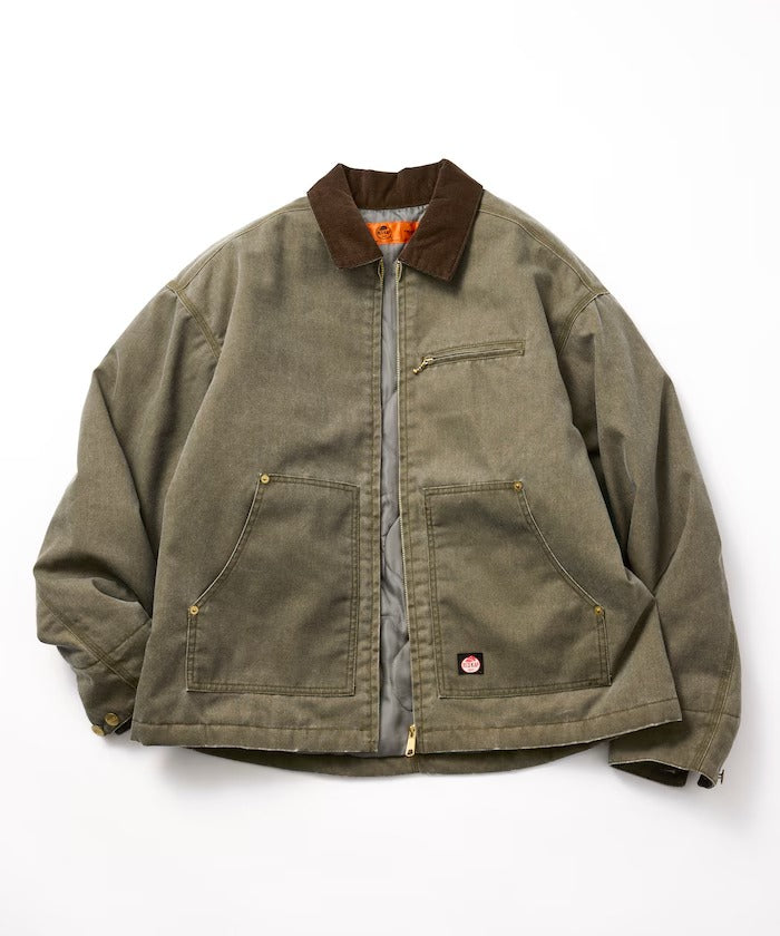 RED KAP × FREAK'S STORE / 帆布鋪棉拉鍊短版工裝外套（日本聯名限定）