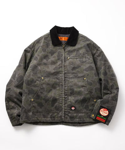 RED KAP × FREAK'S STORE / 帆布鋪棉拉鍊短版工裝外套（日本聯名限定）