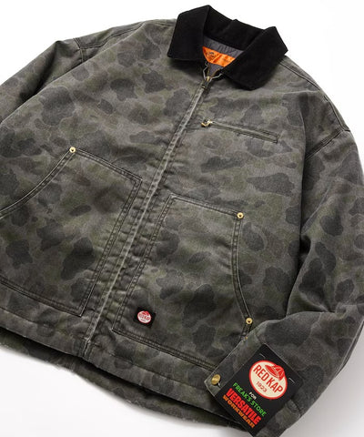 RED KAP × FREAK'S STORE / 帆布鋪棉拉鍊短版工裝外套（日本聯名限定）
