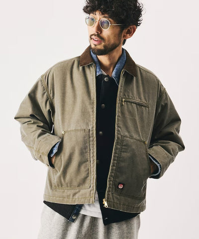 RED KAP × FREAK'S STORE / 帆布鋪棉拉鍊短版工裝外套（日本聯名限定）