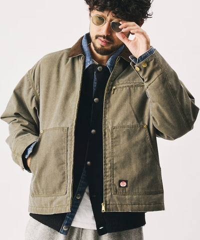 RED KAP × FREAK'S STORE / 帆布鋪棉拉鍊短版工裝外套（日本聯名限定）