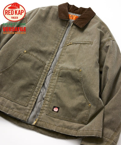 RED KAP × FREAK'S STORE / 帆布鋪棉拉鍊短版工裝外套（日本聯名限定）