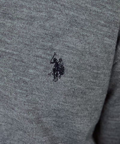 U.S. POLO ASSN. × PUBLUX / 刺繡半拉鍊針織衫（日本聯名限定）