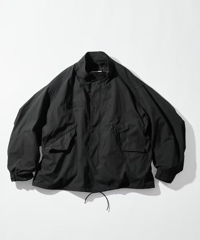 FREAK'S STORE / M65短版連帽軍裝大衣外套（毛絨連帽）